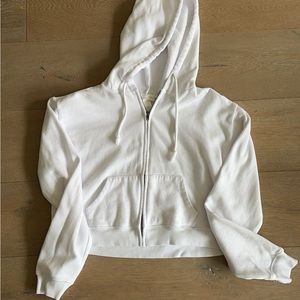 Full Tilt Cropped Zip Up Jacket